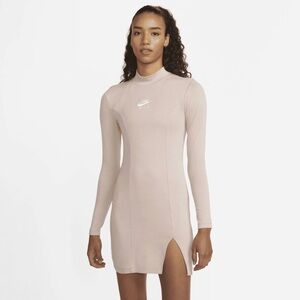 NWT Nike Air Bodycon Dress Womens 3XL Pink Mock Neck Long Sleeve DD5445 601 P